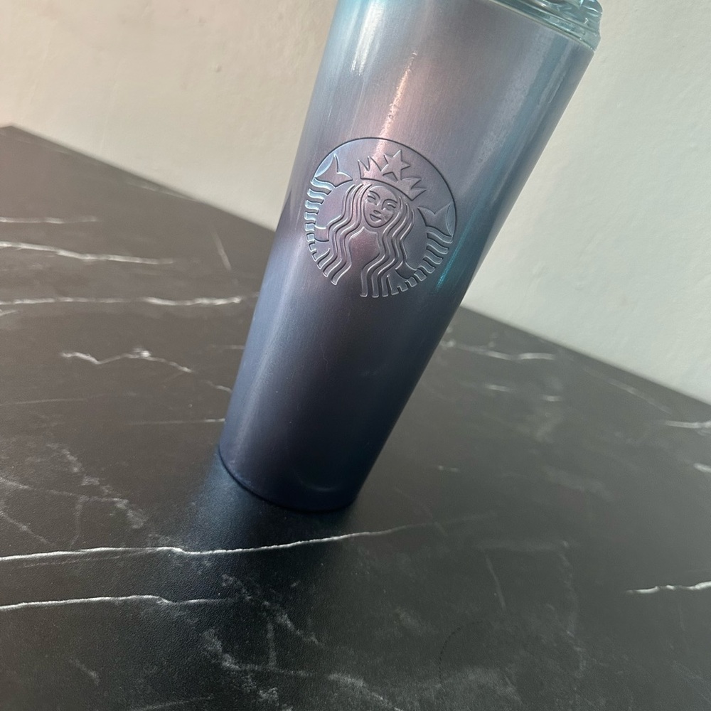 Starbucks Iridescent Blue Tumbler